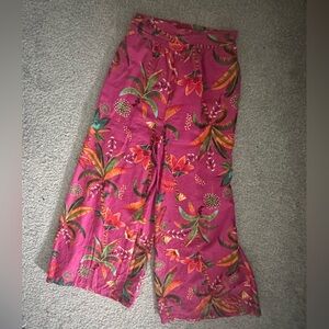 Rachel High Waist Floral Beach Pant